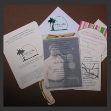image of invitation - name Mallory T