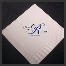 image of invitation - name napkin Jade