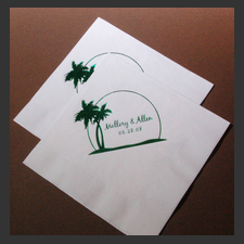 image of invitation - name napkin Mallory