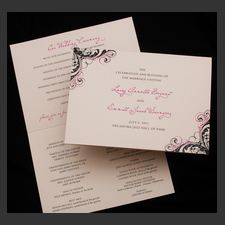 image of invitation - name Lacy B