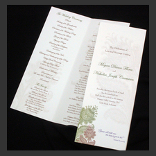 image of invitation - name Megan F