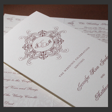 image of wedding program