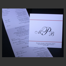 image of invitation - name Maggie