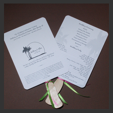 image of invitation - name Mallory