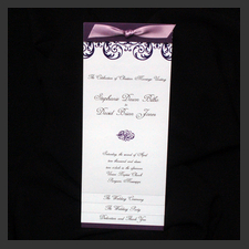 image of invitation - name Stephanie B D