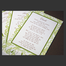 image of invitation - name bridesmaids Kendall