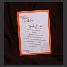 image of invitation - name rehearsal Meghan M