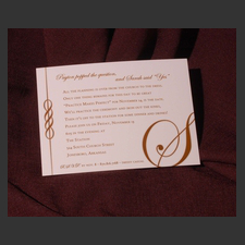 image of invitation - name rehearsal Sarah S