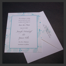 image of invitation - name Jennifer W