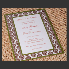 image of invitation - name Katy