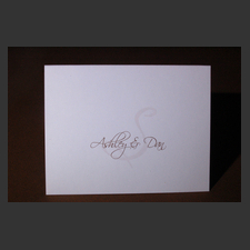 image of invitation - name Ashley