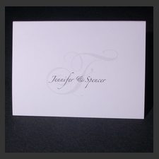 image of invitation - name Jennifer