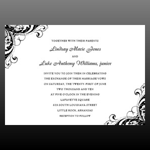 image of invitation - name decorative invitation corners 2