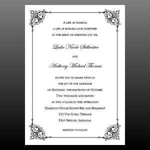 image of invitation - name invitation frame 2