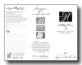 Front of Invitation Wedding Planner