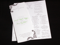 image of Amanda La Wedding Program